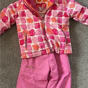 Girls size 4 Obermeyer Ski outfit